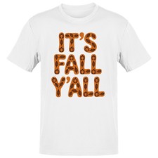 It's Fall Y'all Graphic Tee, Orange, Size Medium