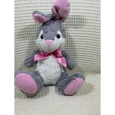 Plush Floppy-Eared Bunny Rabbit Stuffed Animal, Pink with Orange Inner Ears — listing 4