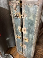 Belber Wardrobe Steamer Trunk 40in Antique 1920s — listing 2