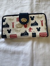 Disney at Harrods London Icons Print Long Wallet with Kiss-Lock Coin Purse