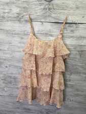 Gap Sleeveless Floral V-Neck Tank Top, Navy, Size M — listing 6