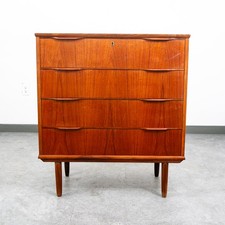 Mid-Century Modern Solid Teak 8-Drawer Double Dresser, Philadelphia, 1950s