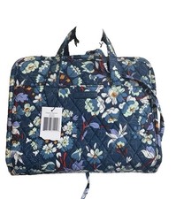 Vera Bradley Quilted Cotton Zip Cosmetic/Pencil Pouch in Navy Paisley Floral — listing 4
