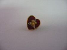 Antique Companions of the Forest of America Fraternal Society Brooch with Celluloid Elk Medallion and Devotional Charms — listing 6
