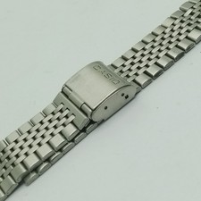 Vintage Casio Stainless Steel Watch Bracelet with Fold-Over Clasp — listing 3