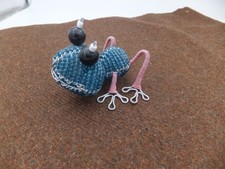 Multi-Color Glass Beaded Frog Figural Drawstring Bag with Lily Pads and Flowers — listing 2