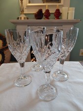 Shannon Crystal Dublin Pattern Wine Goblets Set of 4 — listing 2