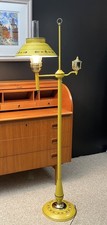 Large Decorative Tin & Glass Floor Lantern Candle Holder with Wood Handle, 3ft Tall — listing 6
