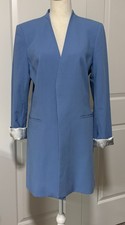 Calvin Klein Women's Colorblock Longline Open-Front Topper Jacket, Size 4 — listing 4