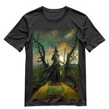 Wicked The Musical/Movie Graphic T-Shirt - Black with Green 'Pink Goes Good With Green' Print — listing 3