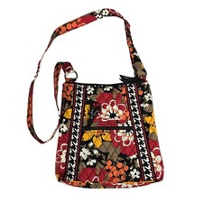 Vera Bradley Quilted Cotton Drawstring Crossbody Bag in Bittersweet Pattern — listing 4