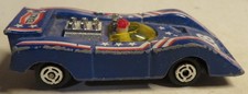 Vintage Diecast Can-Am Style Racing Car with Firestone Racing Livery, White/Red/Blue, #3 Hot Wheels / Mattel — listing 6