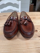 Cole Haan Men's Leather Tassel Loafers, Size 14 M, Dark Brown — listing 3