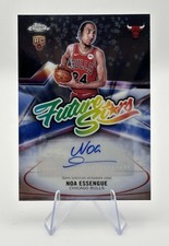 2025 Topps NBA Holiday Noa Essengue Chicago Bulls Rookie Card RC, listing 4