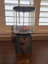 cent gumball machine Vintage Wood & Glass Globe 1 Cent Gumball/Candy Dispenser — listing 5