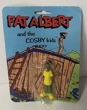 Vintage 1982 Fat Albert and the Cosby Kids 'Bucky' PVC Figure on Card — listing 6