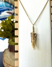 Antler Tip Pendant Necklace on Chain — listing 2