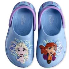 Disney Frozen Anna & Elsa Toddler Girls Light-Up Clogs with Olaf — listing 2