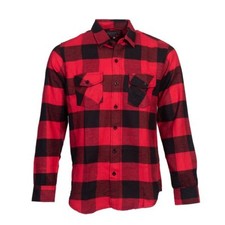 Men's Short-Sleeve Plaid Button-Down Shirt with Embroidered Logo — listing 3