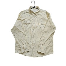 Poncho Outdoors Men's Aztec Print Short-Sleeve Pearl Snap Western Shirt, Size XXL — listing 3