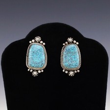 Carol Wylie Navajo Sterling Silver Amber & Onyx Necklace and Earrings Set — listing 6