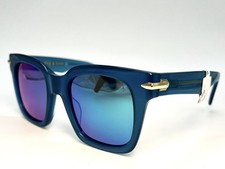 Rag & Bone Aviator Sunglasses with Champagne Crystal Frame and Green Lenses — listing 4