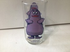 Vintage 1977 McDonald's Grimace Collector Series Drinking Glass