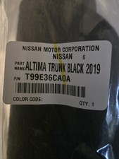 Nissan Altima Genuine OEM Rear Trunk Lid Spoiler / Trunk Molding, Black, 2019, Part T99E36CA0A — listing 6