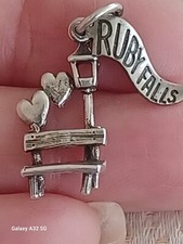 Vintage Ruby Falls Lookout Mountain Tennessee Souvenir Charm Pendant — listing 3