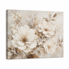 Decorative Floral Print Canvas Wall Art Panel — listing 5