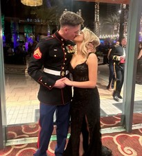 Sherri Hill Black Sequin Sleeveless V-Neck Gown — listing 3