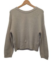 Massimo Dutti Alpaca Wool Knit Two-Piece Set — Hooded Sweater & Wide-Leg Pants