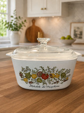 CorningWare Spice O' Life 'La Marjolaine' Casserole and Grab-It Bowl with Glass Lids — listing 3
