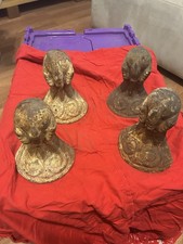 Antique Cast Iron Claw Feet, Ball & Claw Furniture / Stove Legs, Set of 3 — listing 4