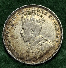 1912 Newfoundland 5 Cents Silver Coin, King George V — listing 4