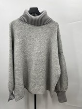 Free People Cream Boucle Knit Turtleneck Cropped Sweater — listing 3