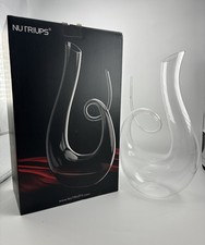 Clear Glass Wine Decanter with Wide Base and Flared Neck — listing 4