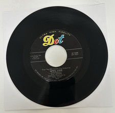 Lot of Vintage 45 RPM Records incl. Pat Boone "April Love" / "When The Swallows Come Back To Capistrano" (Dot 45-15660) — listing 4