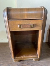 Art Deco Waterfall China Cabinet with Tambour Sides and Roll-Top Compartment — listing 2
