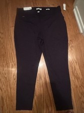 Nine West Jeans Heidi Pull-On Skinny Jeans, Black, Yoga Stretch, Size 10