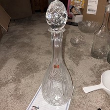 Cut Crystal Wine Decanter with Pointed Onion Stopper — listing 5