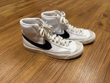 Nike Blazer Mid '77 Vintage White Black Sneakers — listing 5
