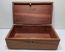 Lane Mid-Century Modern Cedar Hope Chest with Faux Drawer Front