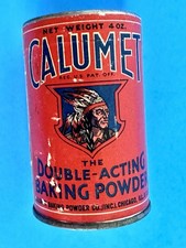 Calumet Baking Powder Advertising Wall Regulator Clock, Reverse-Painted Glass, listing 2