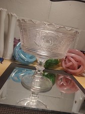 Antique Victorian Brass Compote with Figural Swan Pedestal Base — listing 4