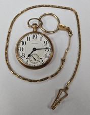 Waltham Open Face Pocket Watch, Gold-Filled Case — listing 3
