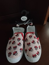 Disney Minnie Mouse Girls' Pink Glitter Slip-On Sneakers, Size 4, listing 6