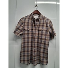 Poncho Outdoors Men's Aztec Print Short-Sleeve Pearl Snap Western Shirt, Size XXL — listing 2