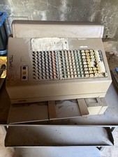Antique Bronze-Finish Cash Register with Marble Shelf and Amount Keys — listing 6