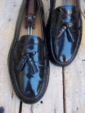 Cole Haan Men's Leather Tassel Loafers, Size 14 M, Dark Brown — listing 2